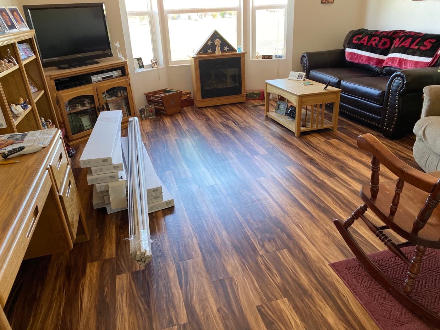 Residential flooring and repair project