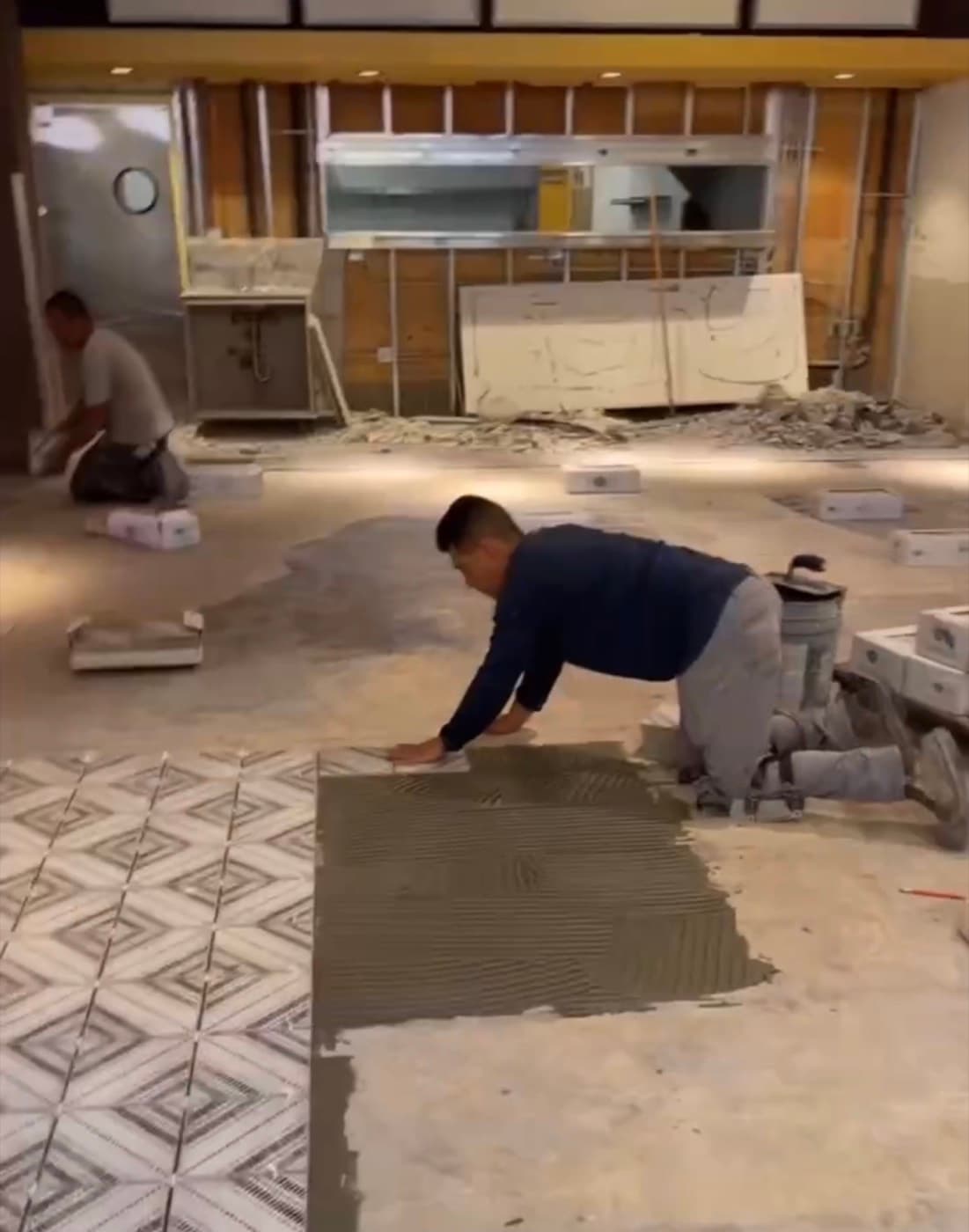 Kitchen countertop and interior renovation work